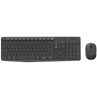 罗技（Logitech）/鼠标/MK235/无线鼠标键盘套装 黑色