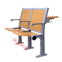 东原/金属骨架为主的椅凳类/型号Y-1288/阶梯教室中排课桌椅 排椅礼堂椅/规格545*855*900mm/产地广东/每位价格