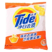 汰渍（Tide）/衣物清洗类/T-508G净白去渍无磷洗衣粉(柠檬清新型) 508g/袋