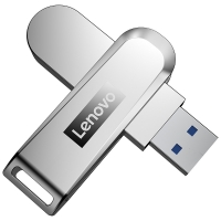 联想（Lenovo）/U盘/存储类配件/X3/64GB USB3.0（USB3.1 Gen1) U盘 香槟银 全金属电脑车载高速优盘 360度旋转