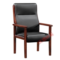 东原/木骨架为主的椅凳类/型号YG-C2536-A/办公椅会议椅/西皮饰面/黑色/规格630*730*1120mm/产地广东/每把价格