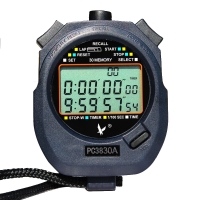 天福/其它体育辅助用品/型号PC3830A/多功能秒表计时器闹钟 运动裁判三排30道记忆秒表