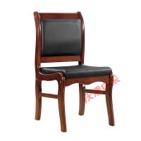 东原/木骨架为主的椅凳类/型号YG-C333/主席台椅会议椅职员椅/西皮饰面/规格500*500*850mm/黑色/产地广东/每把价格