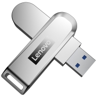 联想（Lenovo）/U盘/存储类配件/X3/256GB USB3.0（USB3.1 Gen1) U盘 香槟银 全金属电脑车载高速优盘 360度旋转